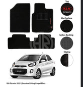 KIA Picanto 2019-2023 Heavy Texture Carpet Mats Luxury Interior Upgrade